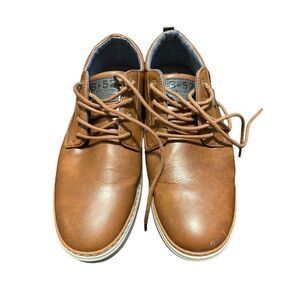 B-52 By Bullboxer Mens Cognac Brown Lace Up Derby Oxford Casual Shoes Size 11